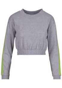DEF Damen Sweater "DEF Damen Chelsea Crewneck", grau, Gr. S, 90% Baumwolle, 10% Polyester, Sweatshirts