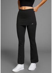FAYN SPORTS Damen Leggings "Jersey Leggings", schwarz, sportlich, Gr. 50, clean, unifarben, Jersey, Obermaterial: 80% Polyester, 20% Elasthan, Hosen,