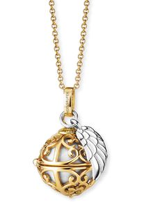 Engelsrufer Damen Kette mit Anhänger "Schmuck Geschenk, Engelsrufer Relaunch mit Flügelanhänger, ERN-ER23", XS, Silber 925 (Sterlingsilber)-Messing,