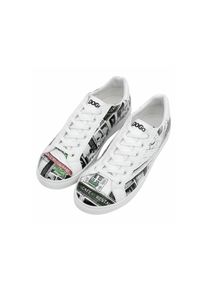 DOGO Damen Sneaker "Ace Low-Top Sneaker La Vie Parisienne Damen Sneaker", Gr. 44, weiß, Lederimitat, casual, Schuhe, Vegan