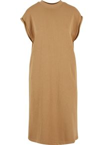 Urban Classics Damen Shirtkleid "Urban Classics Ladies Light Terry Dress", beige, klassisch, Gr. XL, unifarben, 100% Baumwolle, Kleider