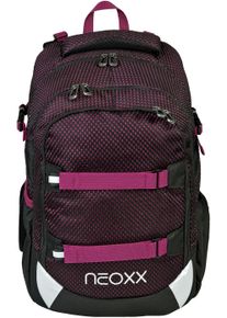 neoxx Kinder Schulrucksack "Active, Crazy in Mesh", pink, Polyester, Rucksäcke, aus recycelten PET-Flaschen