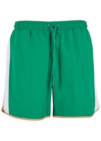 Urban Classics Herren Badeshorts "Urban Classics Retro Look Swim Shorts"froggrün, Gr. L, 100% Nylon, Badehosen