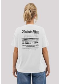 F4NT4STIC Damen T-Shirt "Knut und Jan Hamburg", weiß, casual, Gr. XS, Obermaterial: 100% Baumwolle, Shirts, Osteee Kollektion, Urlaub, Ahoi Moin