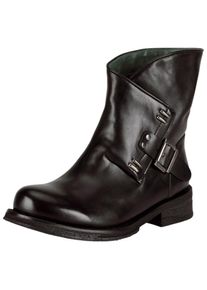 felmini Damen Stiefelette "felmini Stiefelette Leder", Gr. 41, schwarz, Leder, casual, Schuhe