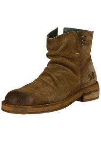 felmini Damen Stiefelette "felmini Stiefelette Veloursleder", Gr. 36, grau, Veloursleder, casual, Schuhe