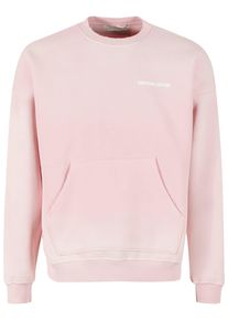 Herren Rundhalspullover "Another Cotton Lab Offline Scribble Oversized Sweatshirt", pink, casual, Gr. S, ANOTHER COTTON LAB, mehrfarbig, 60%