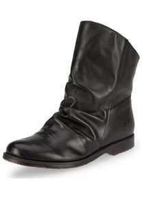 felmini Damen Stiefelette "felmini Stiefelette Leder", Gr. 38, schwarz, Leder, casual, Schuhe