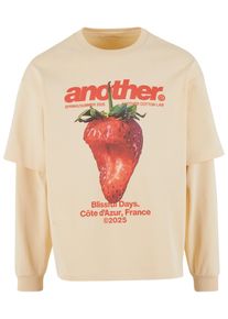 Damen Longsleeve "Another Cotton Lab", weiß, klassisch, Gr. L, ANOTHER COTTON LAB, bedruckt, 100% Baumwolle, Shirts