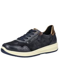 Ara Damen Sneaker "Ara Sneaker Leder", Gr. 37,5, blau, Leder, casual, Schuhe