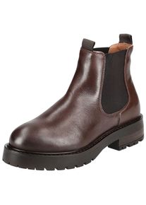 Pavement Damen Stiefelette "Pavement Stiefelette Leder/Textil", Gr. 41, braun, Leder, Textil, casual, Schuhe