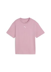 Puma Kinder T-Shirt "Essentials Boxy T-Shirt Mädchen"poised pink, Gr. 140, clean, Obermaterial: 100% Baumwolle; Kragen: 70% Baumwolle, 30% Polyester,