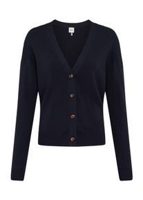 Brax Damen Cardigan "Style ANIQUE", blau, Gr. 48, 50% Viskose, 35% Polyamid, 15% Wolle, Strickjacken