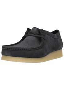 Clarks Herren Mokassin "Wallabee Evo", Gr. 46, blau, casual, Schuhe, mit simpler und vielseitiger Optik