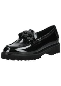 Gabor Damen Slipper "Gabor Slipper Leder", Gr. 42, schwarz, Leder, casual, Schuhe
