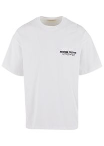 Herren T-Shirt "Another Cotton Lab Getaway Oversized Tshirt", weiß, casual, Gr. M, ANOTHER COTTON LAB, bedruckt, 100% Baumwolle, Shirts