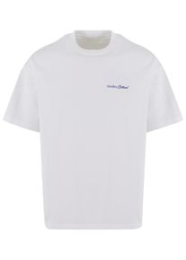 Herren T-Shirt "Another Cotton Lab Support Your Mental Oversized T-Shirt", weiß, casual, Gr. M, ANOTHER COTTON LAB, bedruckt, 100% Baumwolle, Shirts