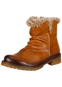 felmini Damen Stiefelette "felmini Stiefelette Leder", Gr. 35, braun, Leder, casual, Schuhe