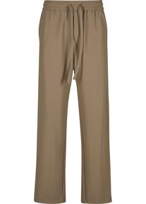 Herren Stoffhose "Another Cotton Lab ACL Logo Loose Pants", beige, Gr. L, ANOTHER COTTON LAB, unifarben, 78% Polyamid, 22% Elasthan, Hosen