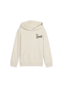 Puma Kinder Kapuzenpullover "Super Puma Hoodie Jungen", weiß, Gr. 98, 68% Baumwolle, 32% Polyester, Pullover