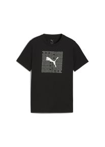 Puma Kinder T-Shirt "Graphic Box T-Shirt Jungen", schwarz, Gr. 152, bedruckt, 100% Baumwolle, Shirts