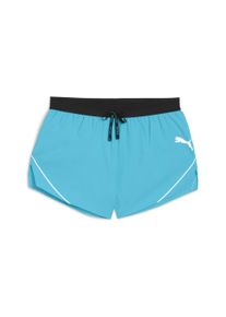 Puma Herren Laufshorts "RACEDAY ULTRAWEAVE 3" Split Shorts Herren", blau, Gr. XL, unifarben, Obermaterial: 100% Polyester; Innenhose: 100% Polyester;