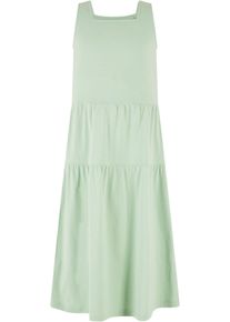 Urban Classics Mädchen Shirtkleid "Urban Classics Damen Girls 7/8 Length Valance Summer Dress", grün, klassisch, Gr. 122, unifarben, 100% Baumwolle,