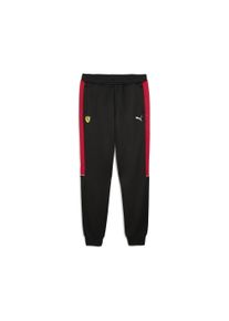 Puma Herren Sporthose "Scuderia Ferrari MT7 Jogginghose Herren", schwarz, Gr. XS, unifarben, Obermaterial: 33% Baumwolle, 67% Polyester; Rippe: 7%