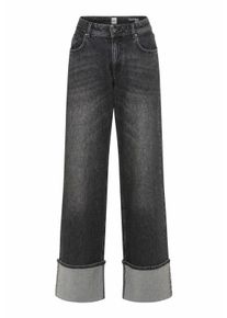 Brax Damen 5-Pocket-Jeans "Style MORGAN", grau, Gr. 19, 58% Baumwolle, 41% Lyocell, 1% Elasthan, Jeans