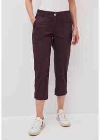 Cecil Damen 3/4-Hose, rot, casual, Gr. 29, unifarben, Web, 98% Baumwolle, 2% Elasthan, Hosen, Middle Waist