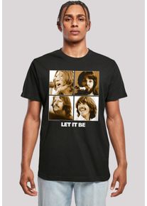 F4NT4STIC Herren T-Shirt "The Beatles", schwarz, casual, Gr. L, Obermaterial: 100% Baumwolle, Shirts, Streetwear Fashion