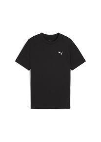 Puma Kinder T-Shirt "WARDROBE ESS T-Shirt Jungen", schwarz, Gr. 140, Obermaterial: 100% Baumwolle; Rippe: 80% Baumwolle, 20% Polyester, Shirts
