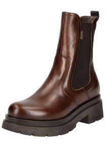 Nero Giardini Damen Stiefelette "Nero Giardini Stiefelette Leder/Textil", Gr. 36, braun, Leder, Textil, casual, Schuhe
