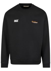 Herren Rundhalspullover "Another Cotton Lab Out Of Office Oversize Sweatshirt", schwarz, casual, Gr. XL, ANOTHER COTTON LAB, mehrfarbig, 60%