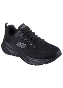 Skechers Herren Sneaker "EDGERIDE", Gr. 45, schwarz, Textil, sportlich, Schuhe, Freizeitschuh, Trainingsschuh, Schnürschuh mit RELAXED FIT