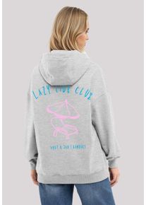F4NT4STIC Damen Kapuzenpullover "Knut und Jan Scribble Logo", grau, casual, Gr. L, Obermaterial: 80% Baumwolle, 20% Polyester, Pullover, Osteee