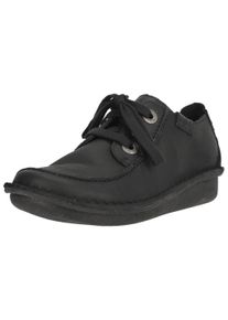Clarks Damen Schnürschuh "Funny Dream", Gr. 41, schwarz, Leder, modisch, Schuhe, in stilvoller vintage-inspirierter Optik
