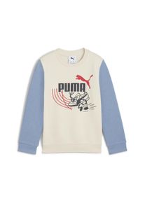 Puma Kinder Sweatshirt "Little Runners Sweatshirt Kinder", weiß, Gr. 122, Obermaterial: 68% Baumwolle, 32% Polyester; Rippe: 3% Elasthan, 97%
