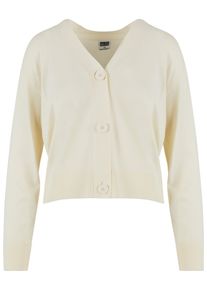 Urban Classics Damen Strickjacke "Urban Classics Damen Ladies Knitted Cardigan", beige, Gr. XL, unifarben, 70% Viskose, 30% Polyamid, Strickjacken