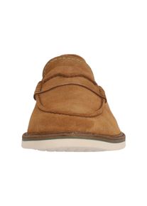 Clarks Herren Slipper "Atticus", Gr. 47, braun, Leder, casual, Schuhe, mit komfortabler Polsterung