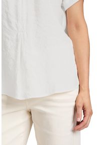 Betty Barclay Damen Schlupfbluse "Betty Barclay Schlupfbluse mit Kragen", weiß, casual, Gr. 46, Obermaterial: 84% Modal, 16% Polyester., Blusen