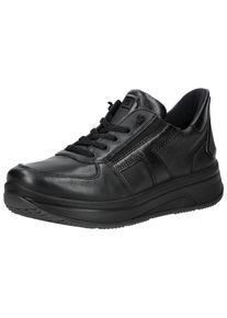 Ara Damen Sneaker "Ara Sneaker Leder", Gr. 43, schwarz, Leder, casual, Schuhe
