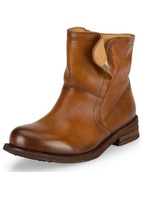 felmini Damen Stiefelette "felmini Stiefelette Leder", Gr. 41, braun, Leder, casual, Schuhe