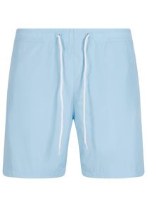 Urban Classics Herren Shorts "Urban Classics Herren Basic Running Shorts", blau, Gr. M, unifarben, 100% Polyester, Hosen