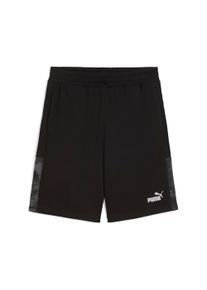 Puma Herren Trainingsshorts "ESS CAMO SHORTS TR 10’’", schwarz, sportlich, Gr. XXL, tarnfarben, Sweatware, Obermaterial: 68% Baumwolle, 32%