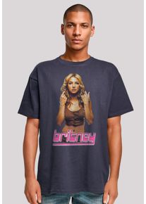 F4NT4STIC Herren T-Shirt "Britney Spears", blau, casual, Gr. L, Obermaterial: 100% Baumwolle, Shirts, Streetwear Fashion