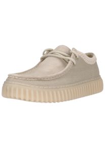 Clarks Herren Mokassin "Torhill Low", Gr. 44, weiß, casual, Schuhe, mit markanter, gerippter Sohle