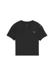 Puma Damen Trainingsshirt "Puma SHAPE Trainings-T-Shirt Damen", schwarz, Gr. XS, Obermaterial: 77% Polyester, 23% Elasthan; Netz: 86% Polyester, 14%