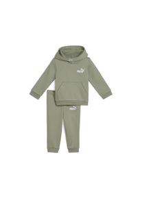 Puma Kinder Jogginganzug "Minicats Loungewear Set Kinder"lux army grün, Gr. 86, Obermaterial: 68% Baumwolle, 32% Polyester; Rippe: 97% Baumwolle, 3%