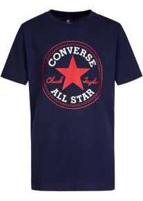 Converse Kinder Kurzarmshirt "für Kinder", rot, sportlich, Gr. 146, bedruckt, unifarben, Stoff, Obermaterial: 100% Baumwolle, Shirts, für Kinder
